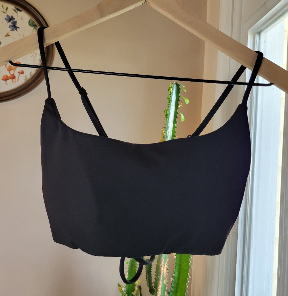 Pavoi Active Wear Black Supporting Adjustable Bra,‎ Size Womens X-Large